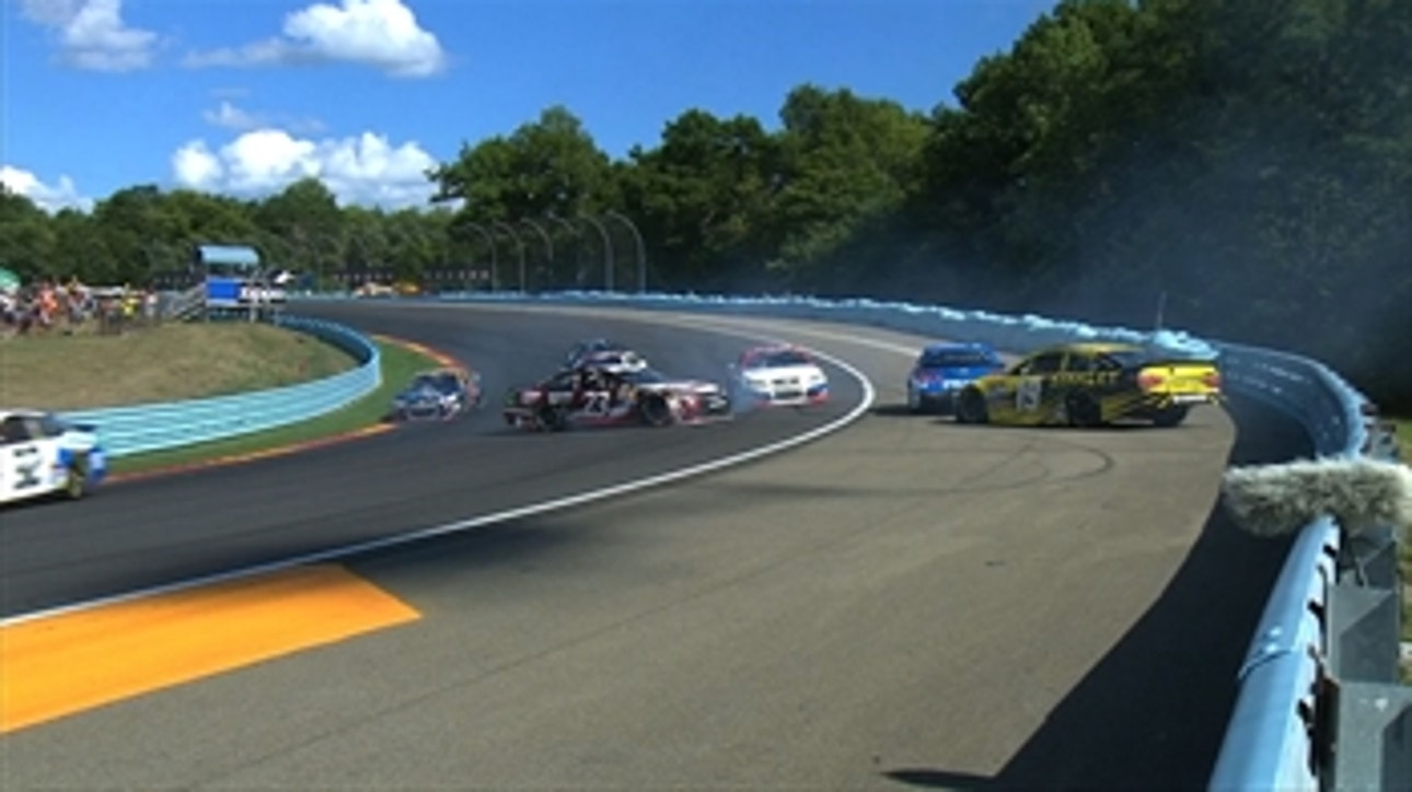 CUP: Bowyer and Edwards Involved in Wreck - Watkins Glen 2016