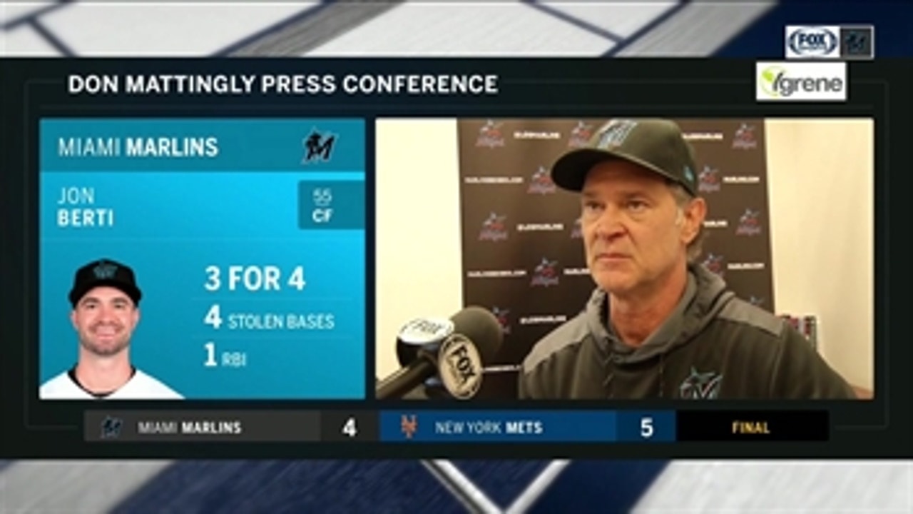 Don Mattingly breaks down extra-innings loss to Mets