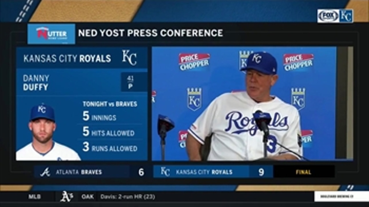 Yost on the strong offensive performance in Royals' victory