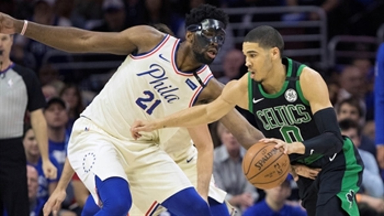 Nick Wright and Chris Carter preview Celtics vs Sixers NBA 2018-19 season opener