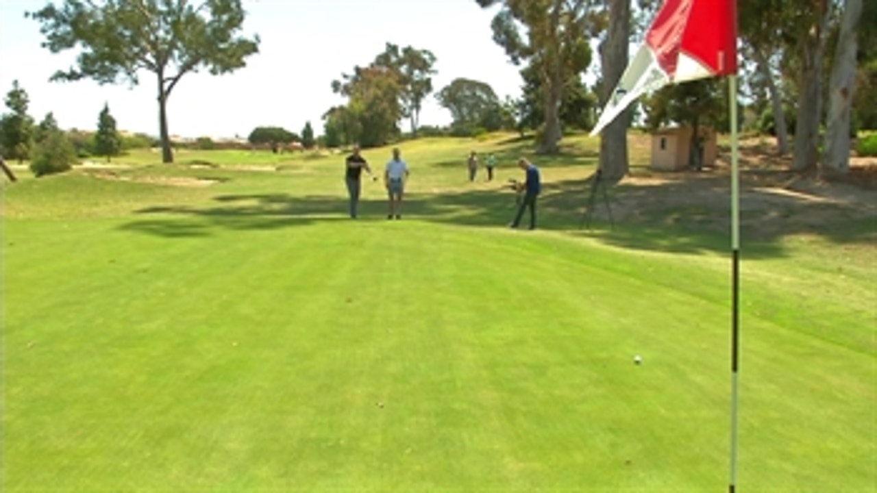 Ethan Schott joins Mark Sweeney & Mike Pomeranz to play "Fling Golf" at The Loma Club