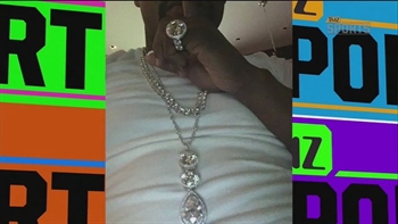Floyd Mayweather spent $10M on diamond ring and chain - 'TMZ Sports'