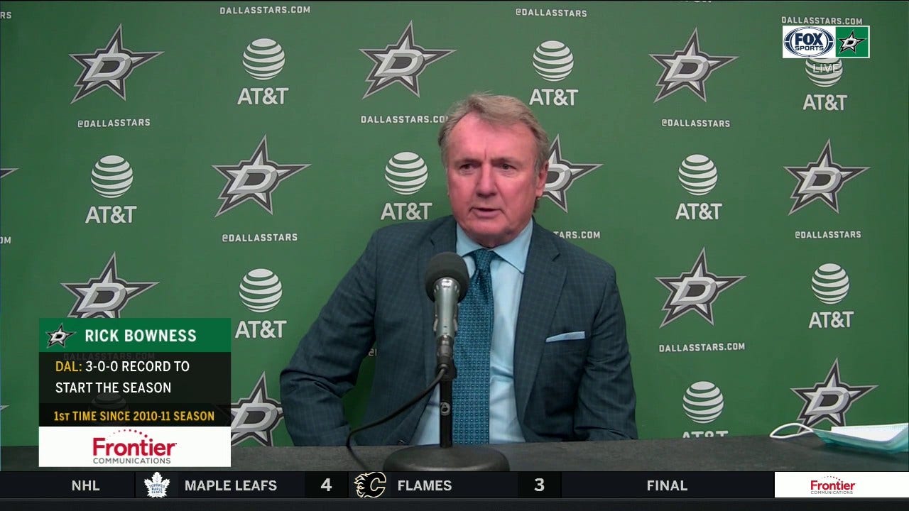 Bowness: 'We weren't sure of our line-up until we got here tonight" | Stars Live