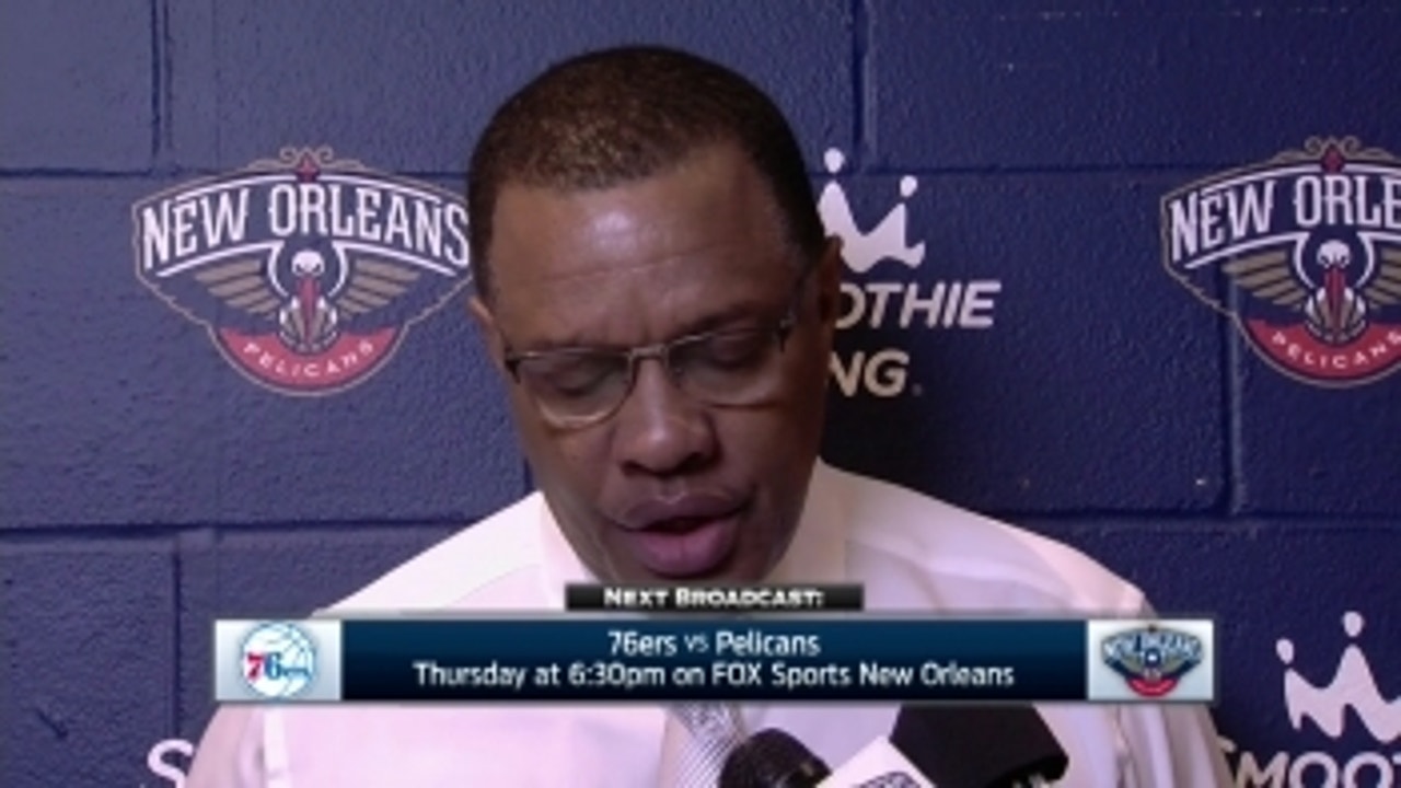 Alvin Gentry talks hard-fought loss to Grizzlies