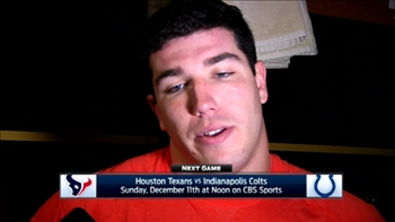 Ryan Griffin on how Houston battled in loss to Packers