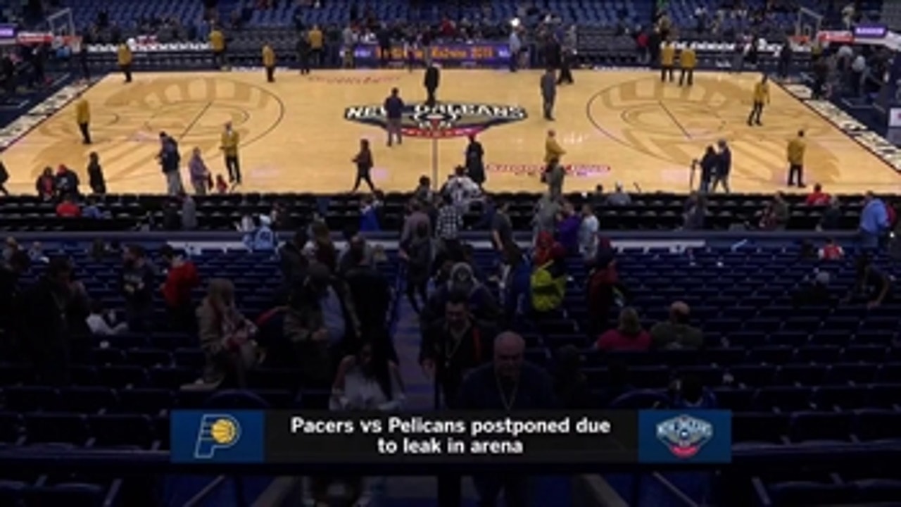 Pacers-Pelicans game postponed due to rain