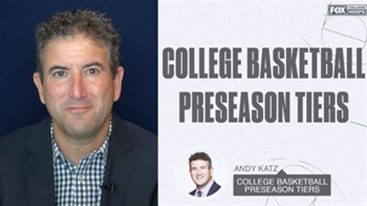 Andy Katz shares his Preseason National Title Contender Tiers I CBB on Fox