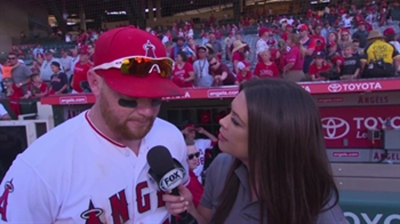 Kole Calhoun on his and the Angels big night against the Astros