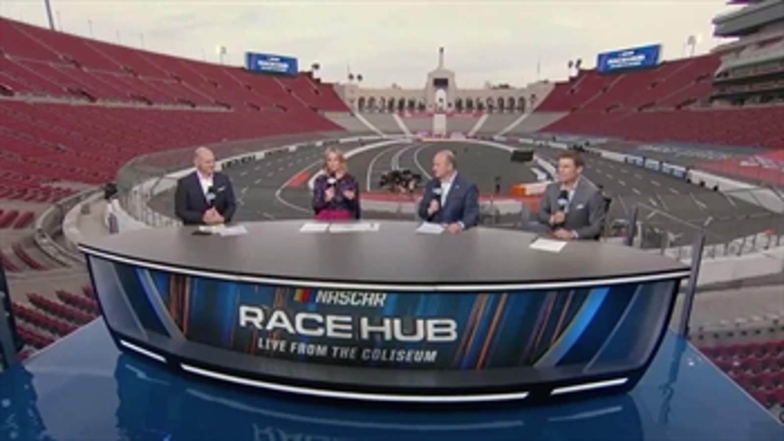 Behind-the-scenes of the L.A. Coliseum hosting its first NASCAR race