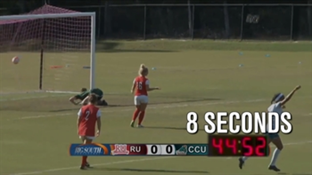 Soccer player scores sixth-fastest goal in NCAA history