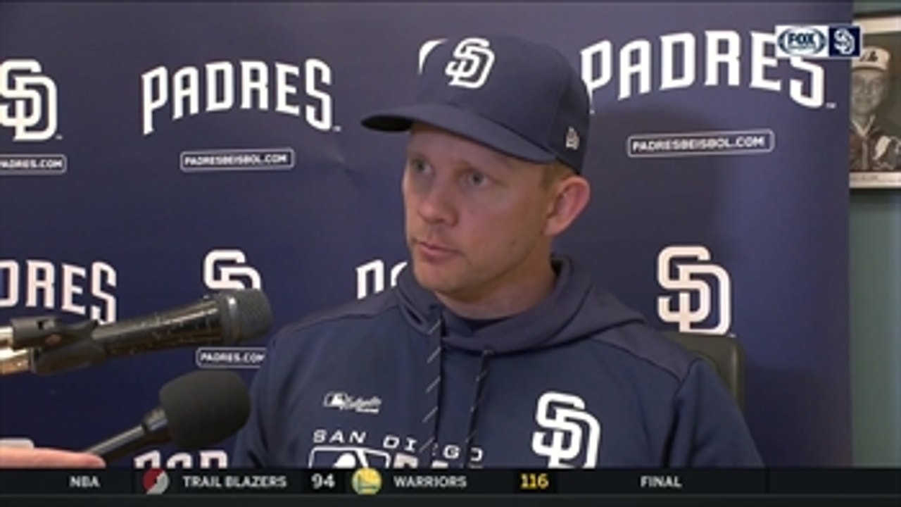 Padres skipper Andy Green discusses Paddack's outing after 6-3 loss