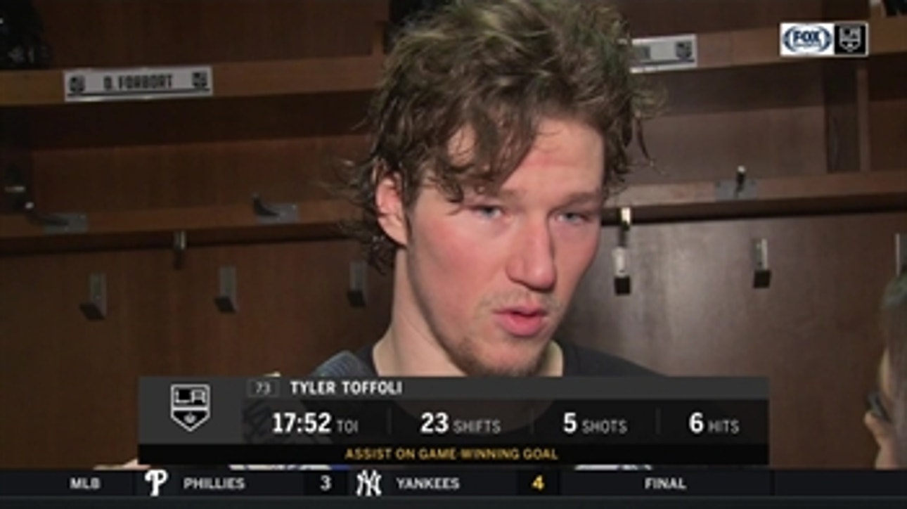 Tyler Toffoli says no time to rest after overtime win, 'They'll be ready for us tomorrow'