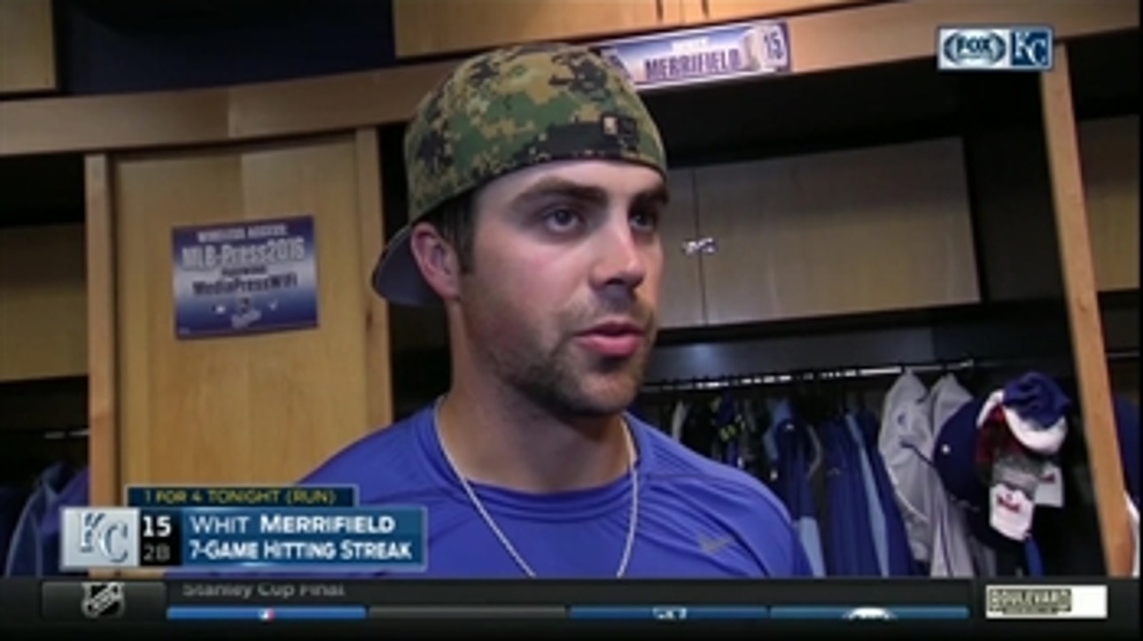 Whit Merrifield says he has plenty of experience with the hit-and-run