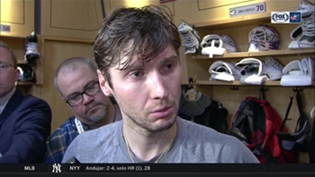 Sergei Bobrovsky is staying positive following Game 3 loss