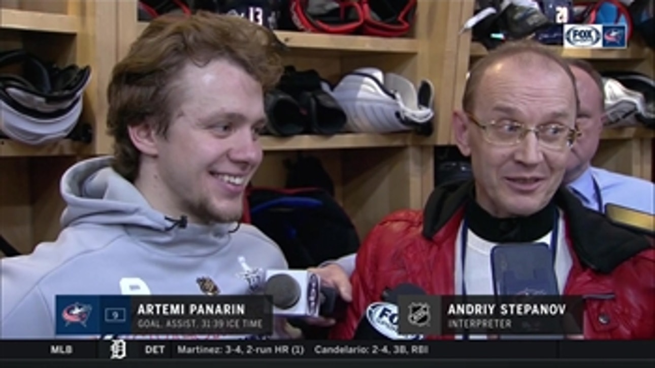 Artemi Panarin thanks fans, vows to 'make things better' next time
