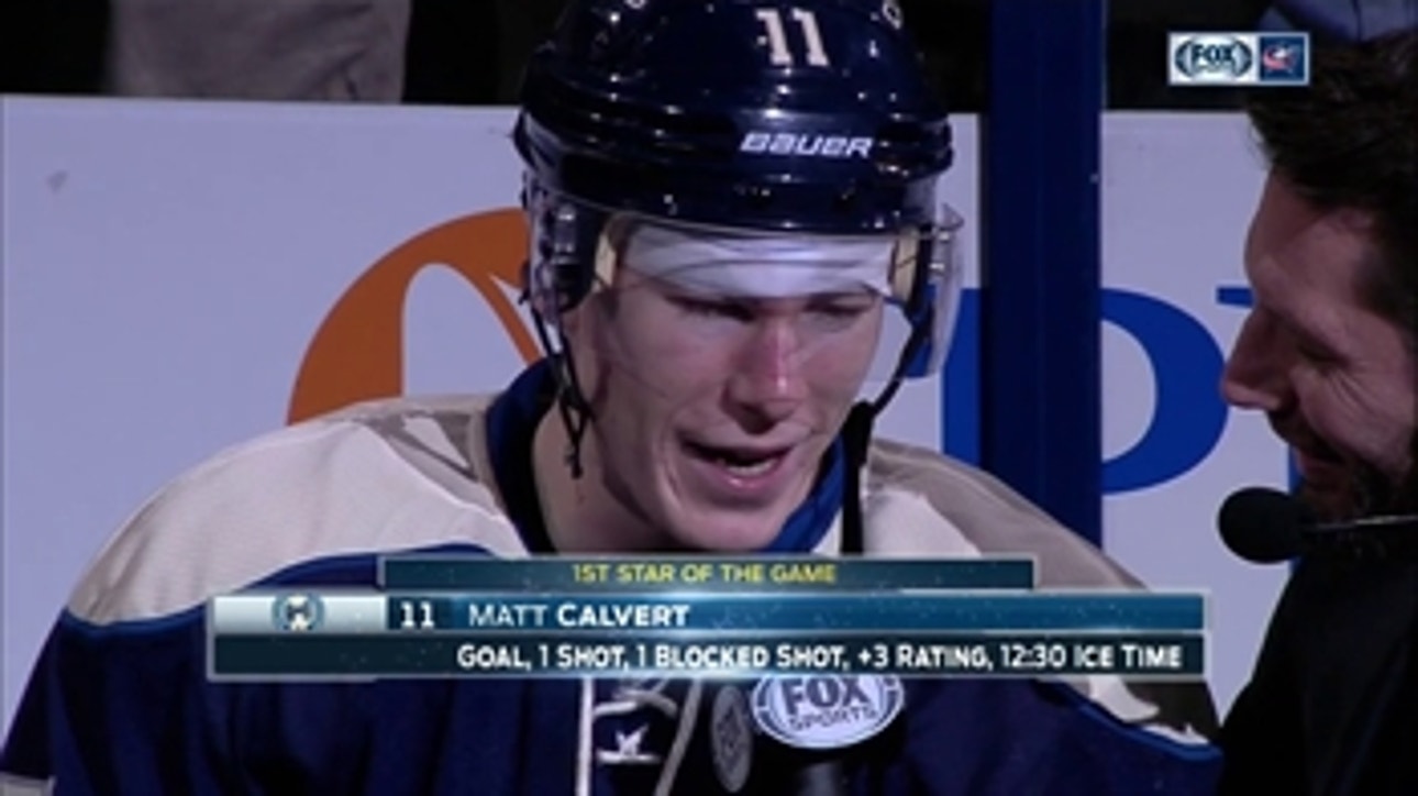 Jody sits down with Matt Calvert after his crucial go-ahead goal after injury scare