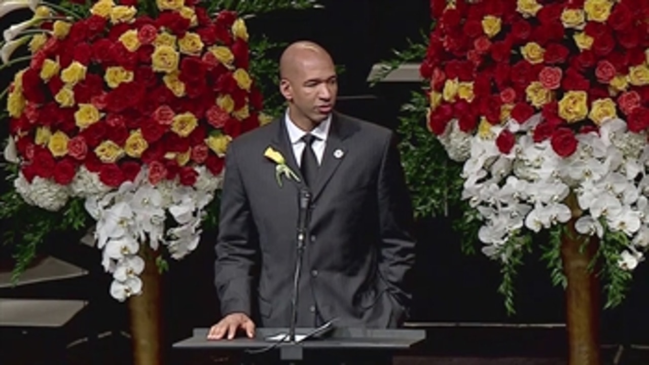 Monty Williams pays tribute to his wife, preaches forgiveness at funeral