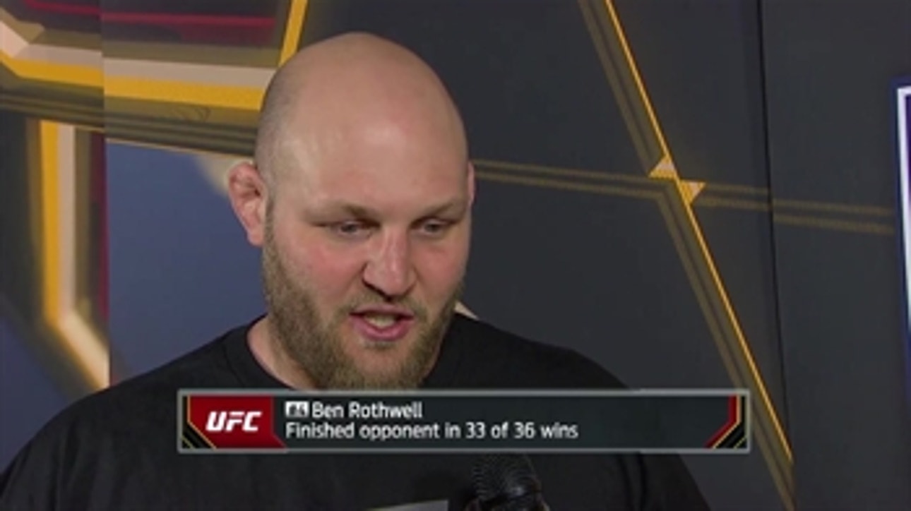 Rothwell ready for dos Santos, eyes on the belt