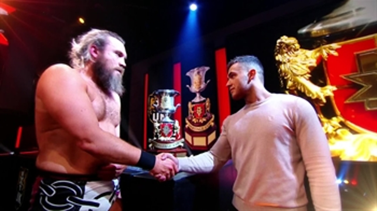 Trent Seven and A-Kid collide for the Heritage Cup tomorrow on NXT UK