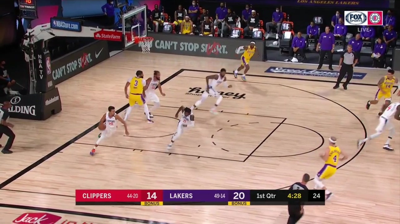 HIGHLIGHTS: Paul George shines, but Clippers fall to Lakers in seeding opener