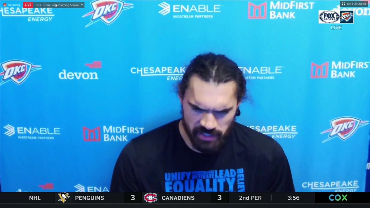 Steven Adams talks Thrilling OKC Win over the LA Lakers