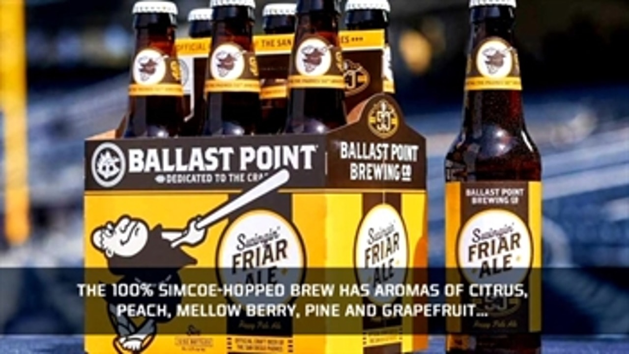 Padres and Ballast Point release Swingin' Friar Ale to celebrate Padres 50th Anniversary
