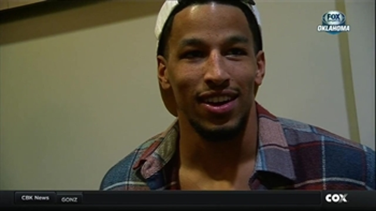 Andre Roberson on game 82, getting ready for Houston