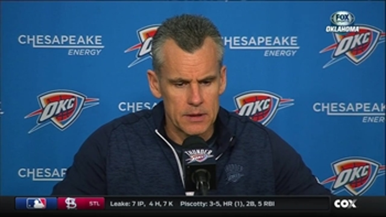 Billy Donovan on game 82, what's next against Houston