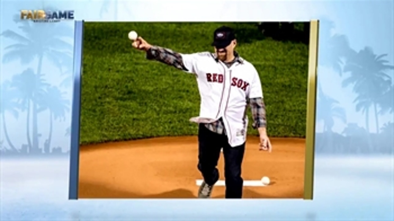 Kevin Youkilis reflects on throwing out the first pitch for the Red Sox in ALCS Game 1