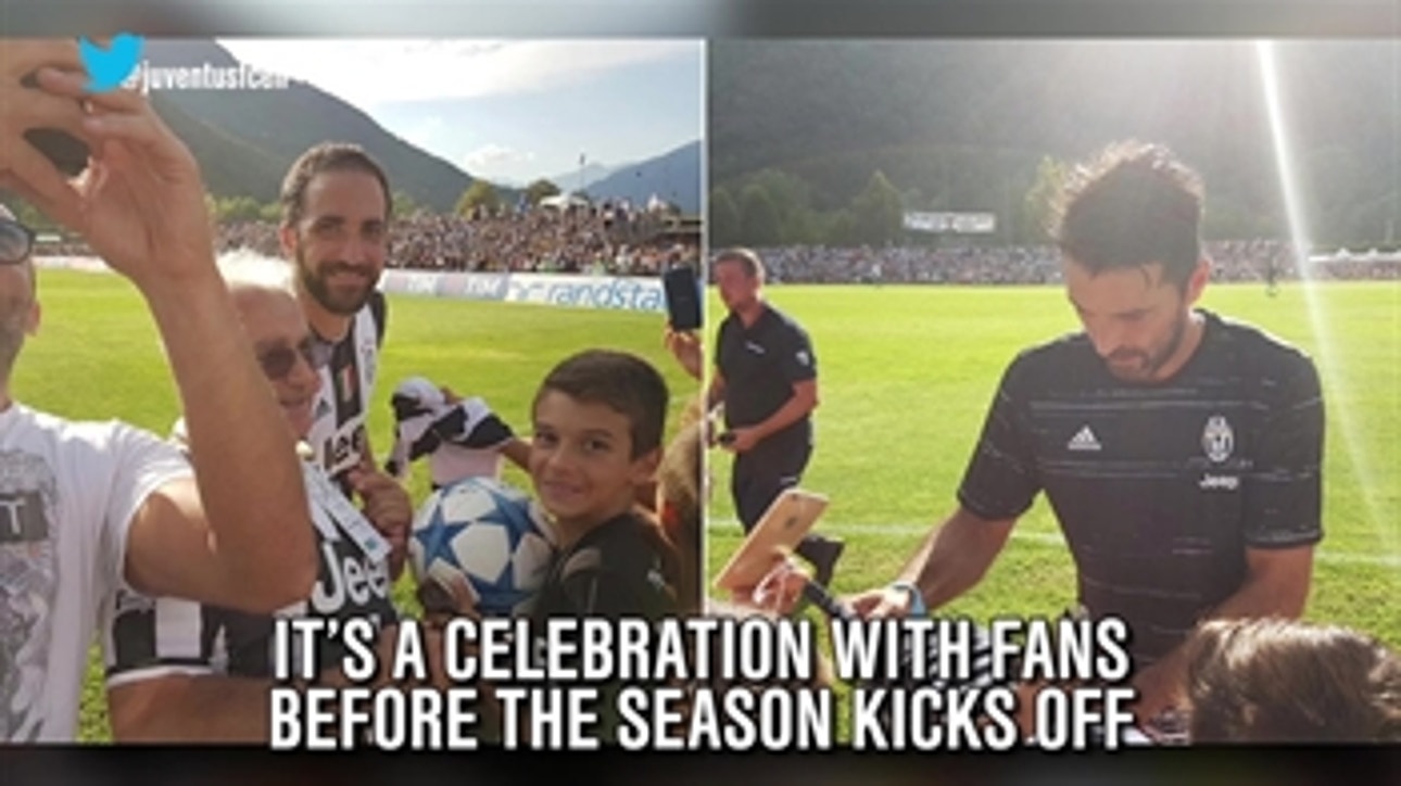 Juventus gives back to the fans in a traditional friendly
