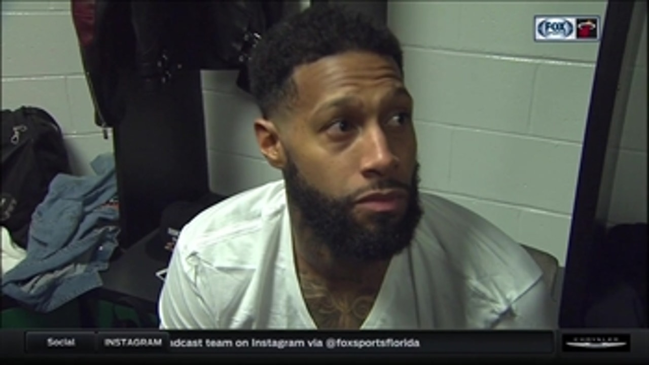 James Johnson discusses the close loss to the Celtics