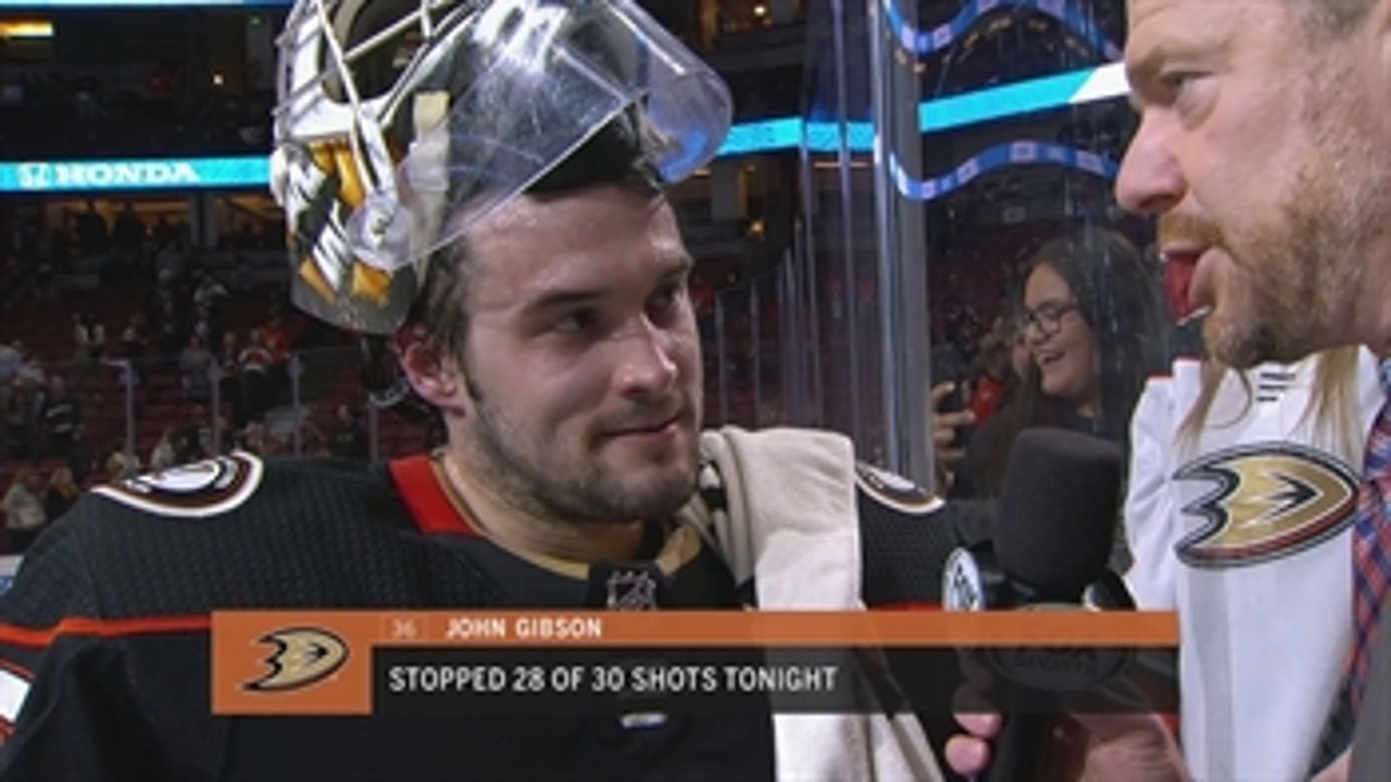 Gibson's stellar performance carries Ducks to victory