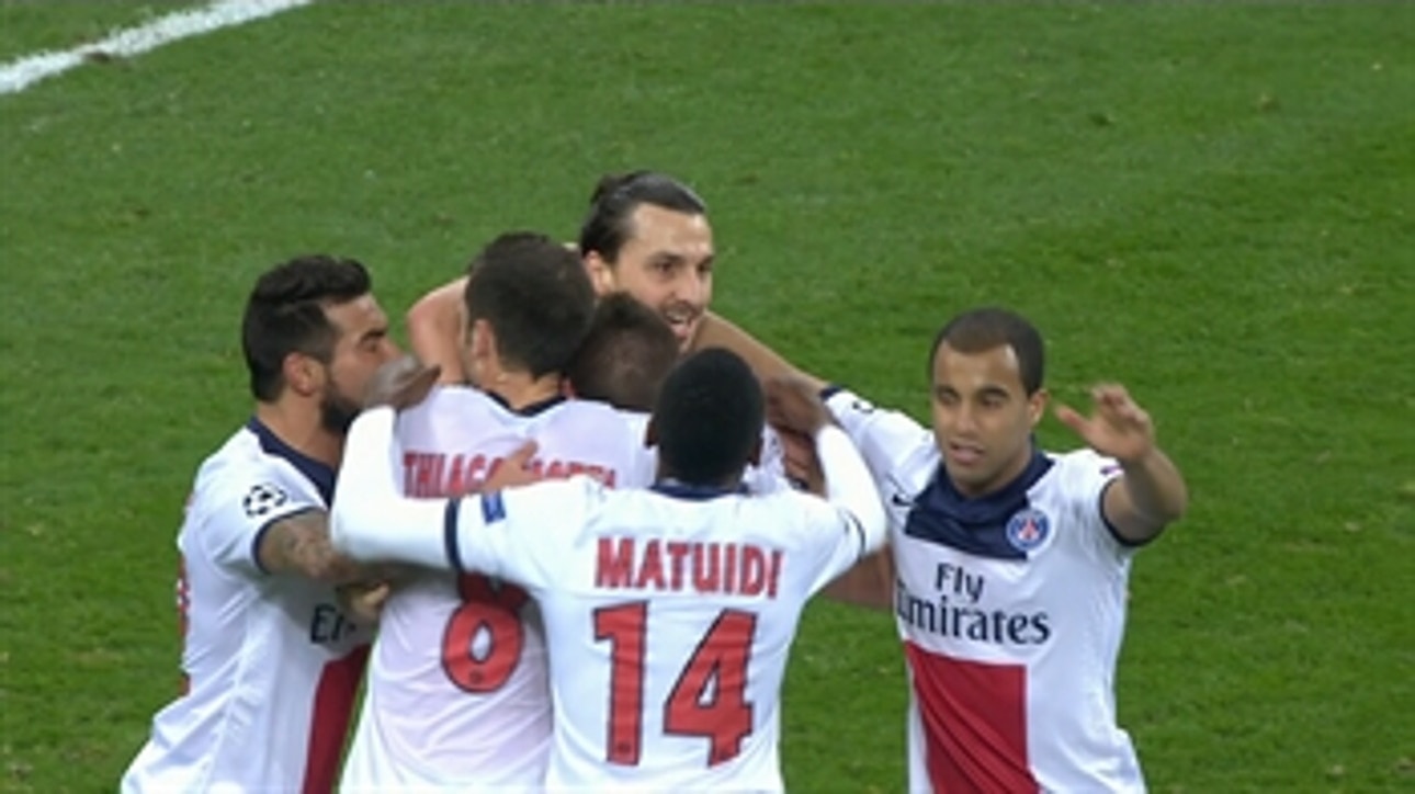 Ibrahimovic doubles PSG's advantage