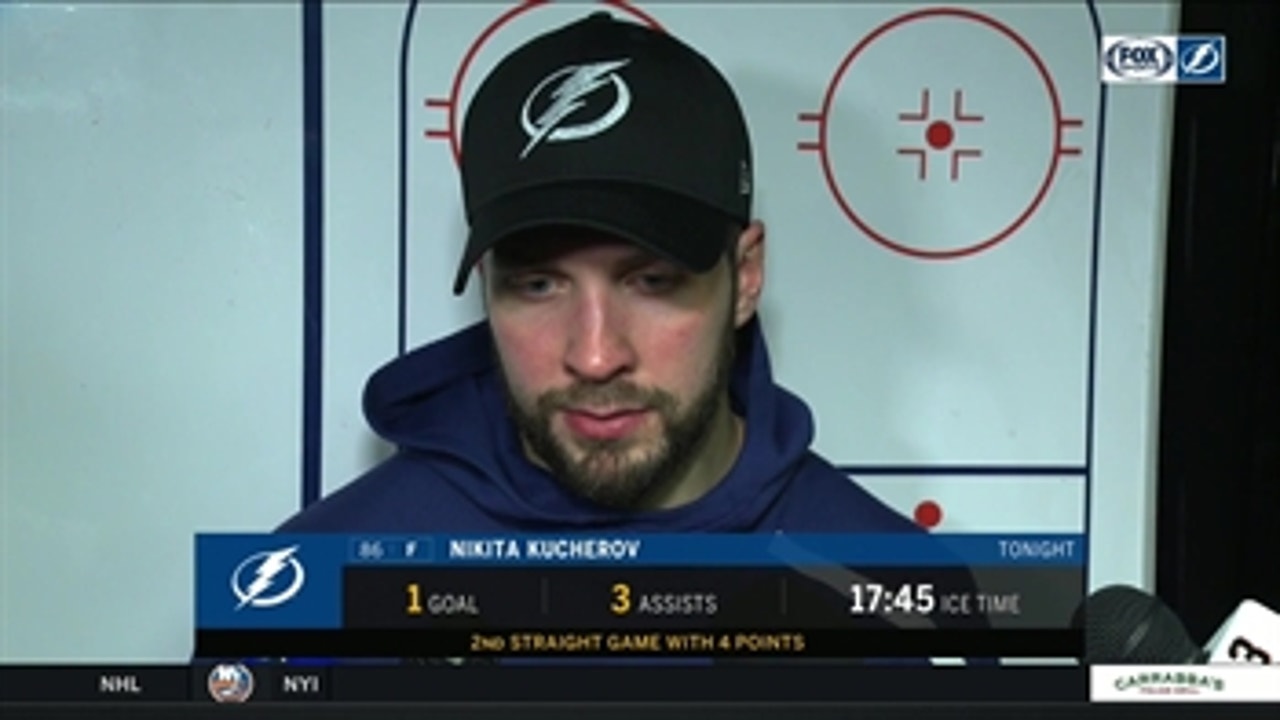 Nikita Kucherov: ‘Good things happen when we play the right way’