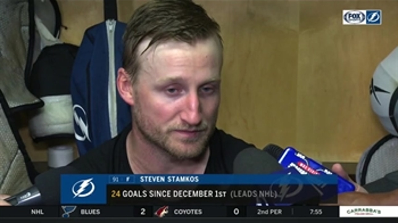 Steven Stamkos on win: 'We stayed disciplined'