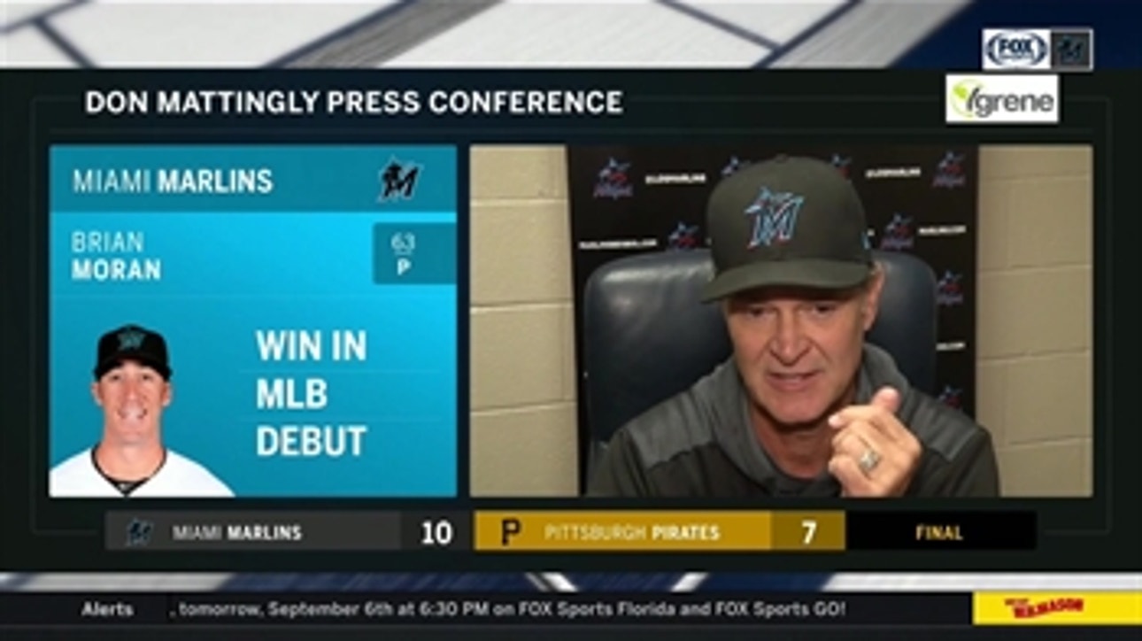 Don Mattingly recaps Moran Brothers matchup, series win over Pirates