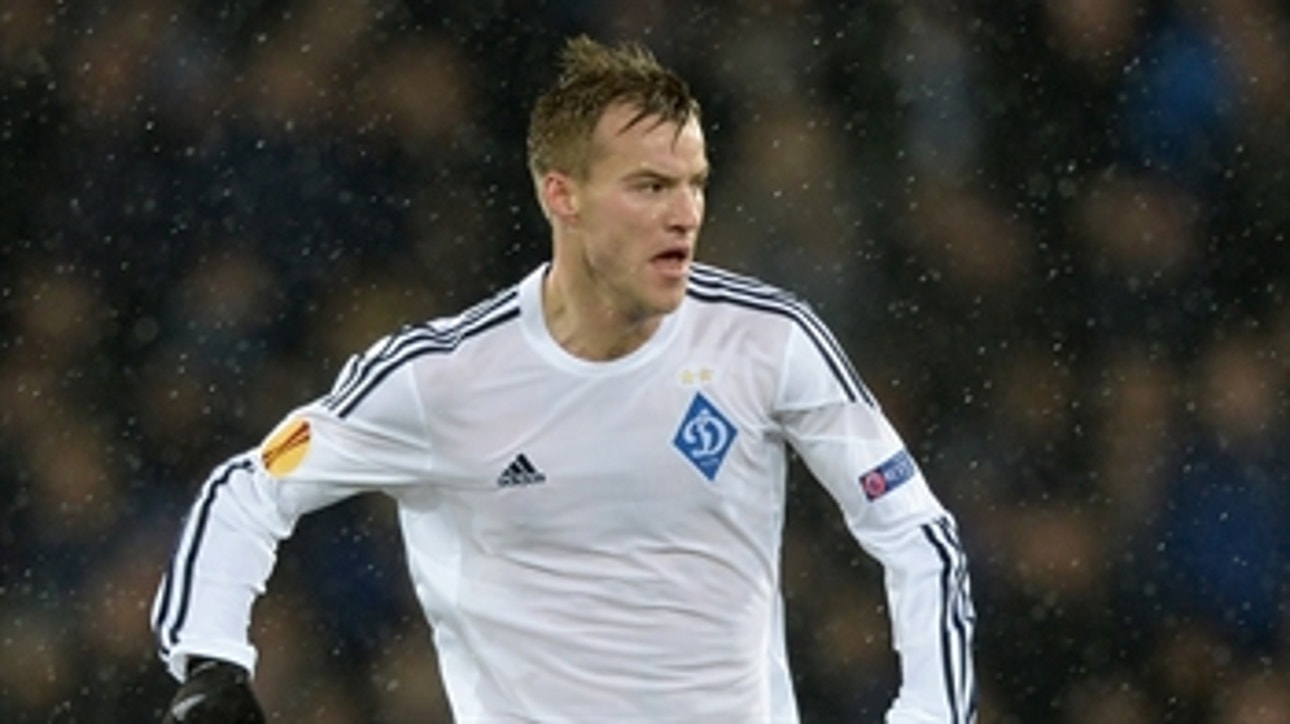 Yarmolenko gives Dynamo Kiev lead against Everton