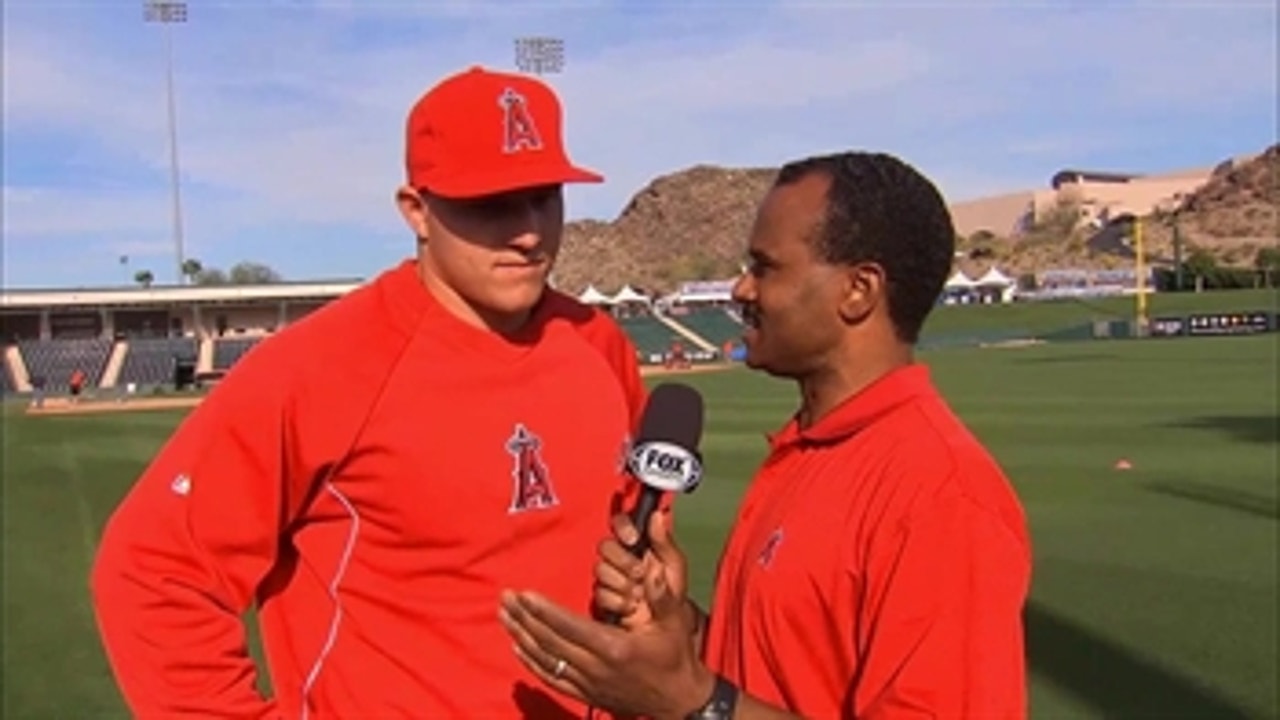 Despite contract, Trout focused