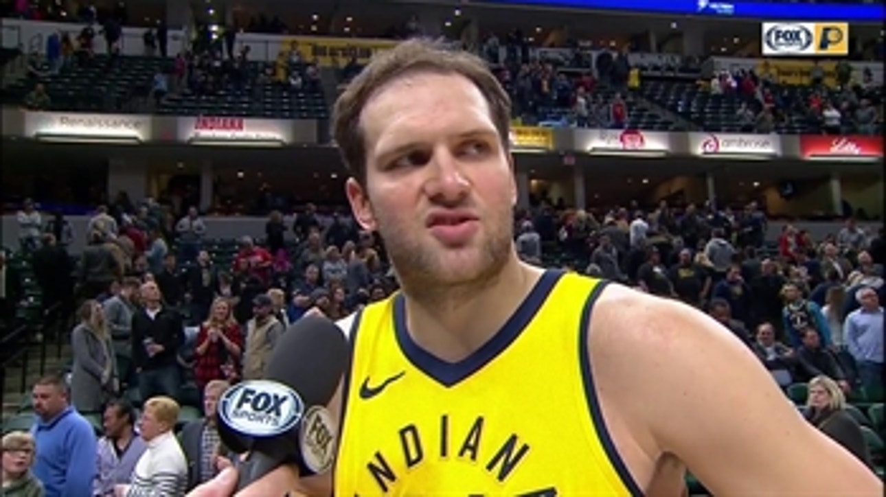Bojan Bogdanovic: Pacers 'just executed well' down the stretch