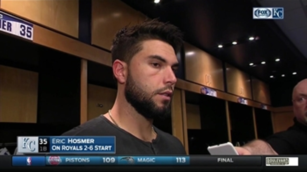 Hosmer after Royals loss: 'Plain and simple: It's just got to get better'