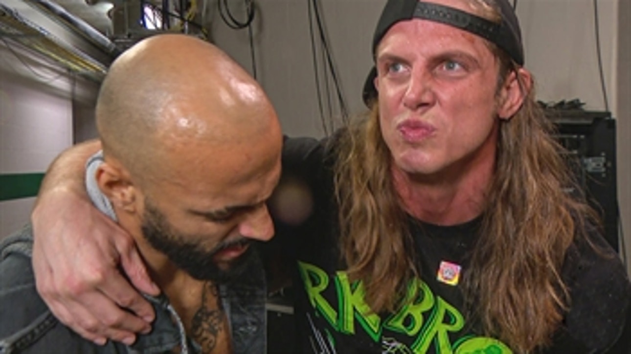 The Miz & John Morrison douse Ricochet & Riddle with Drip Sticks: Raw, July 12, 2021