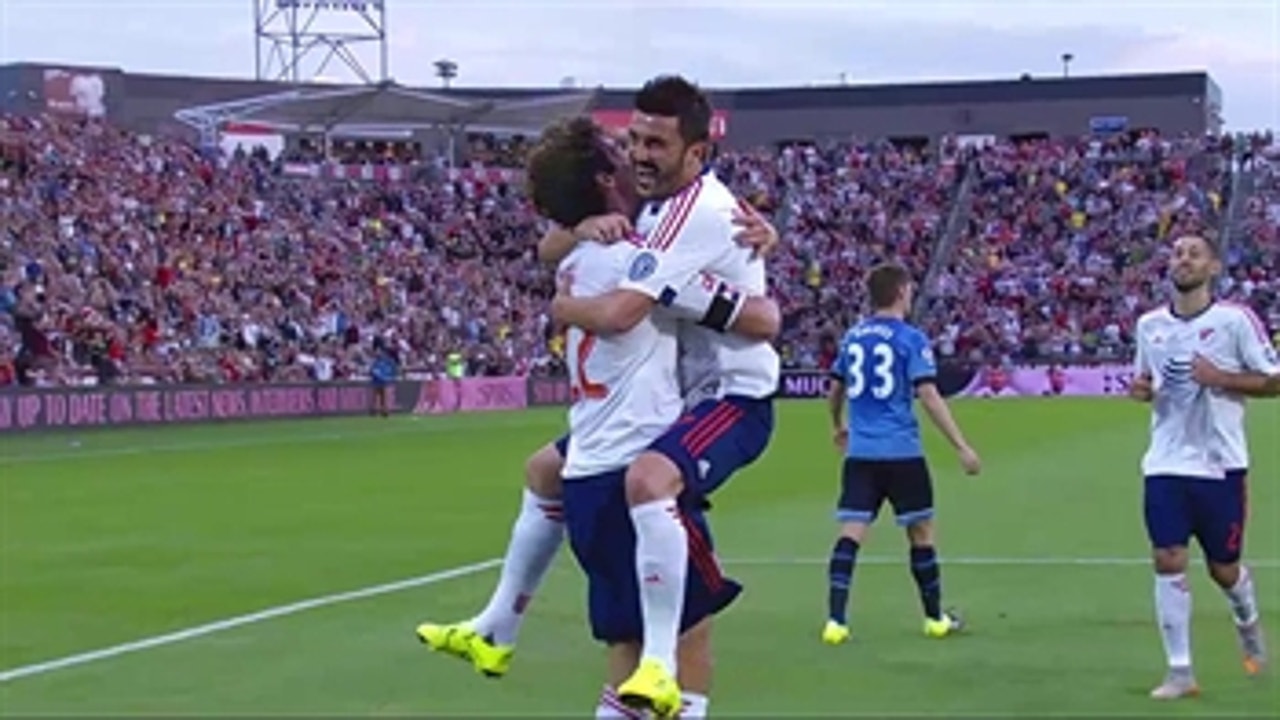 David Villa puts MLS All-Stars up 2-0 against Tottenham - 2015 MLS All-Stars Highlights
