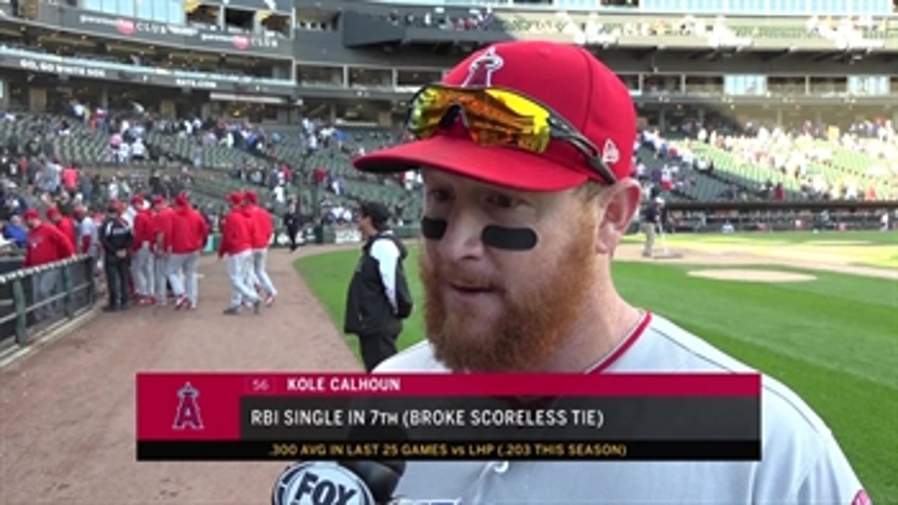 Kole Calhoun and Angels get it done vs. Chicago, sweep White Sox