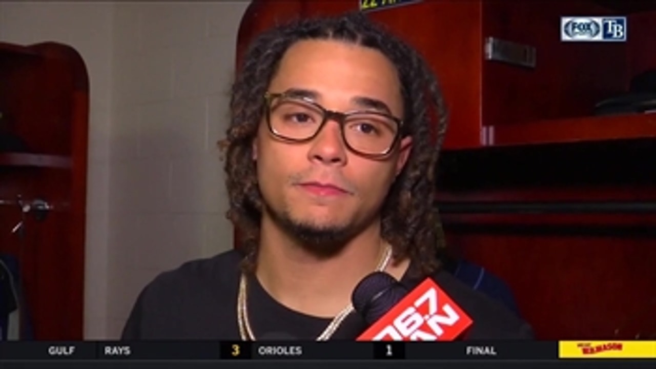 Chris Archer on his performance, pitching at Oriole Park at Camden Yards.