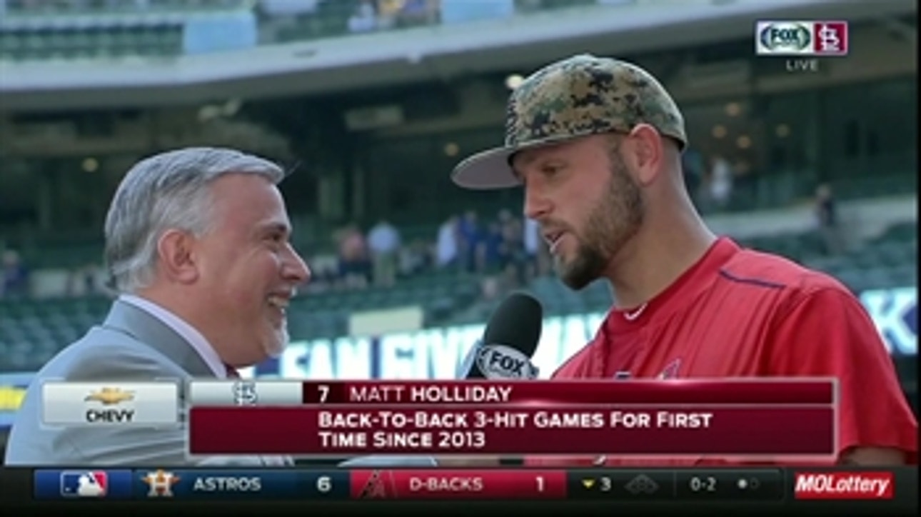 Matt Holliday breaks down his massive homer