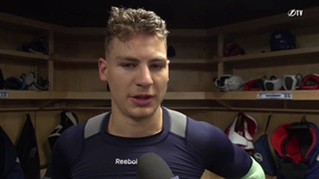 Yanni Gourde says staying focused is key to maintaining momentum