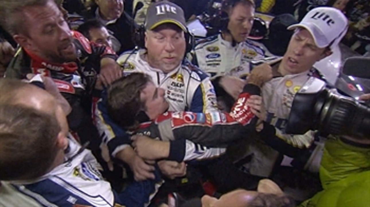 Brad Keselowski explains why he doesn't think fighting is good for NASCAR