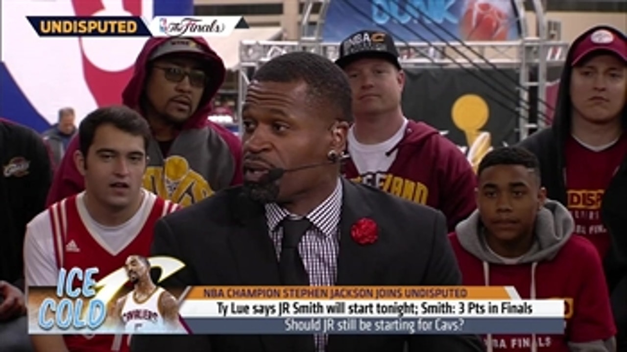 Stephen Jackson explains what's wrong with JR Smith - Should he be starting? ' UNDISPUTED
