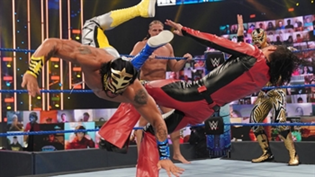 Matt Riddle, Lince Dorado & Gran Metalik vs. King Corbin, Shinsuke Nakamura & Cesaro: SmackDown, Oct. 2, 2020