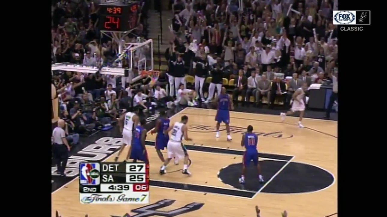 WATCH: Brent Barry Makes the Open 3 ' Spurs CLASSICS